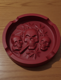 جا سیگاری طرح اسکلت